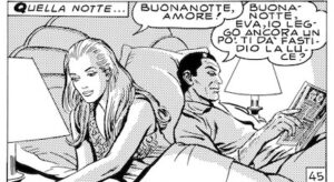 diabolik e eva a letto fumetto
