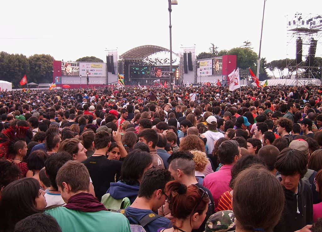 1 maggio in Italia concerto